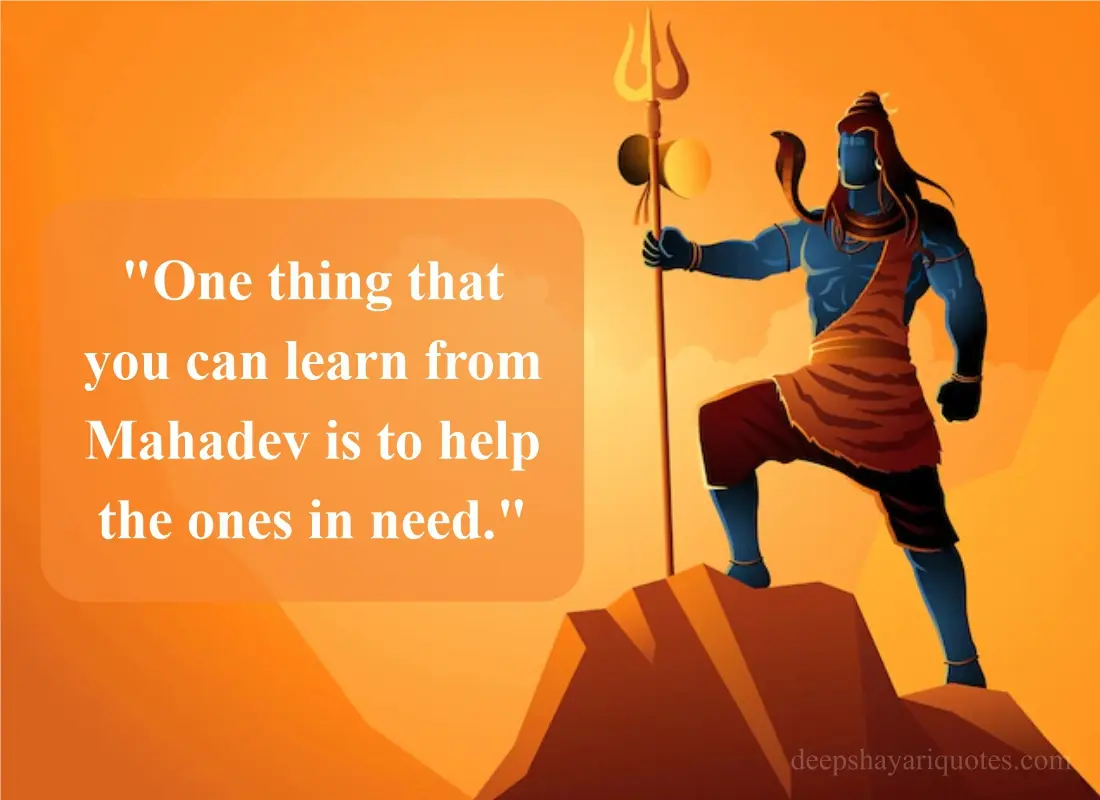 150+ Mahadev Quotes in English with beautiful images free