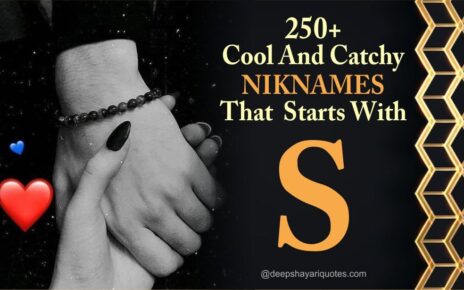 Best Nicknames That Start With S