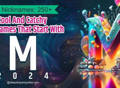 Best Nicknames That Start With M