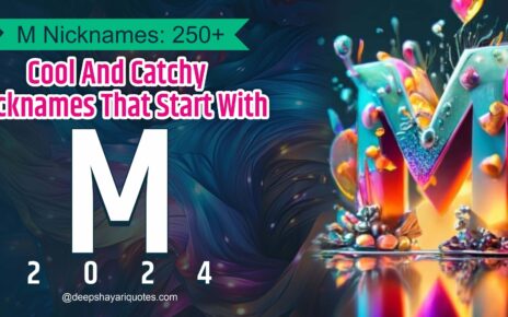 Best Nicknames That Start With M